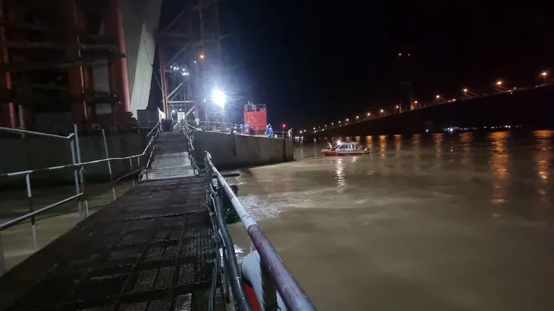 Khu vực xảy ra tai nạn. Ảnh: TTXVN