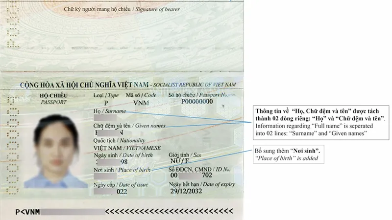 Cấp hộ chiếu từ đầu năm 2023: Sẽ bổ sung thông tin “nơi sinh”