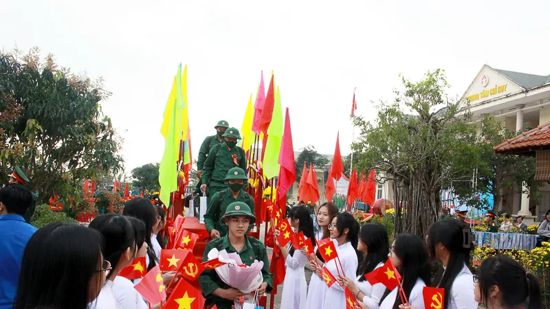 Quảng Nam: 2.454 thanh niên lên đường nhập ngũ