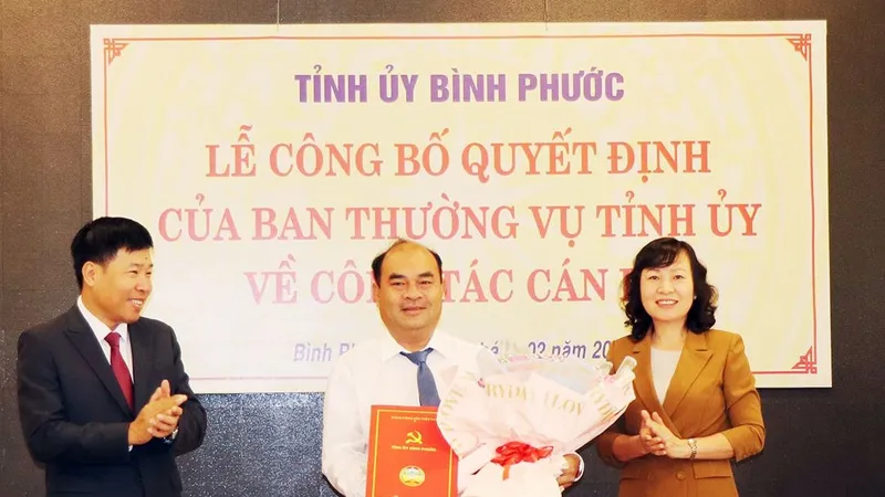 Bình Phước: Điều động Bí thư Thị ủy Chơn Thành giữ chức Phó Bí thư Đảng đoàn HĐND tỉnh