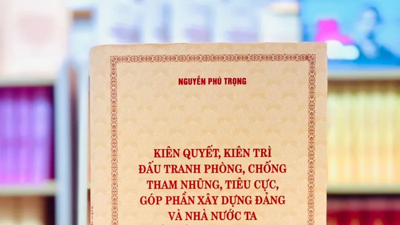 Bìa sách của Tổng Bí thư Nguyễn Phú Trọng