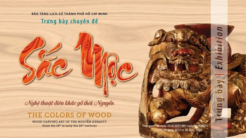 Trưng bày Sắc mộc - Nghệ thuật điêu khắc gỗ thời Nguyễn 