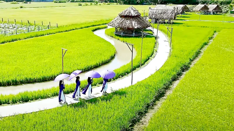 Sản phẩm du lịch nông thôn, du lịch sức khỏe tại Long An. Ảnh: NGỌC PHÚC 