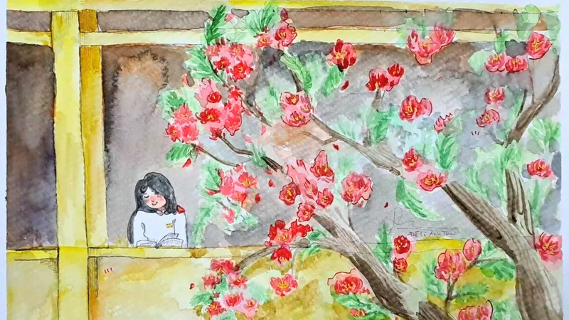 Tranh: ĐỖ LÊ ANH THƯ