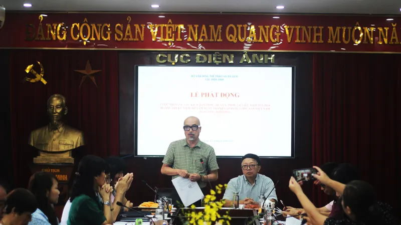 Ban tổ chức thông tin về cuộc thi. Nguồn: TOQUOC.VN 