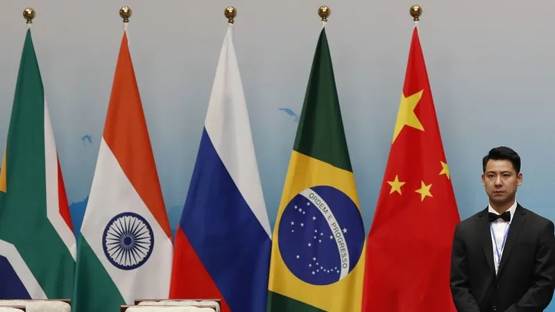 Khối BRICS hiện có 5 thành viên gồm: Brazil, Nga, Ấn Độ, Trung Quốc và Nam Phi. Ảnh: AP