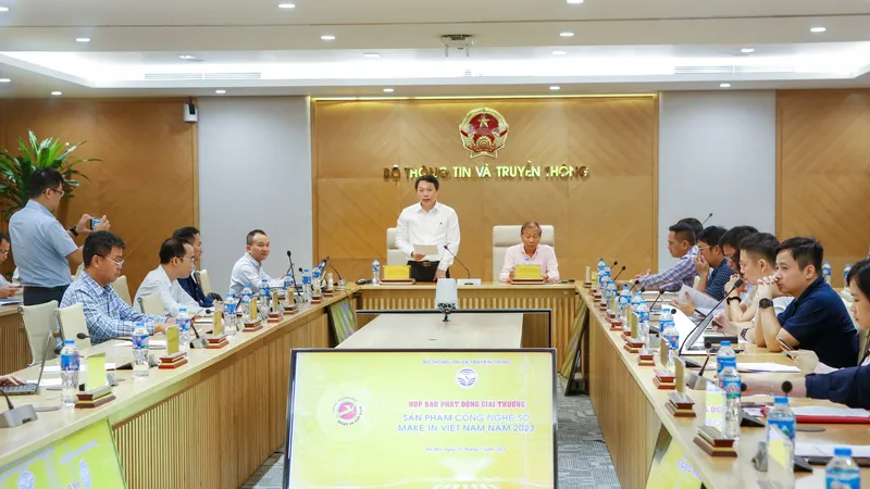 Toàn cảnh lễ phát động giải thưởng. Ảnh: PV/Vietnam+