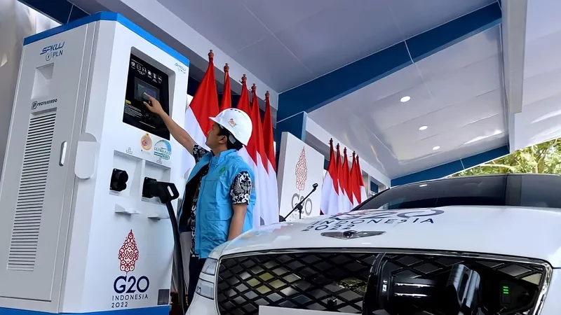 Indonesia áp dụng phí sạc xe điện