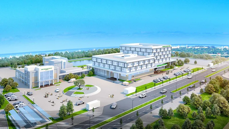 Phối cảnh Bệnh viện huyện Nhà Bè (TPHCM) sẽ được đưa vào sử dụng trong năm 2025