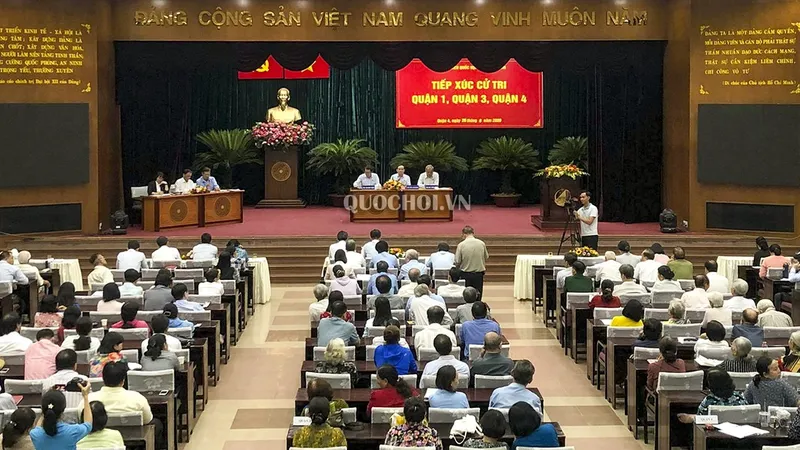 Lịch tiếp xúc cử tri trước kỳ họp thứ 6 Quốc hội Khóa XV