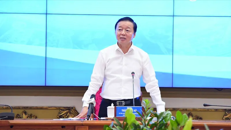 Phó Thủ tướng Trần Hồng Hà: Giải quyết khó khăn, vướng mắc về vật liệu xây dựng đường Vành đai 3 TPHCM 