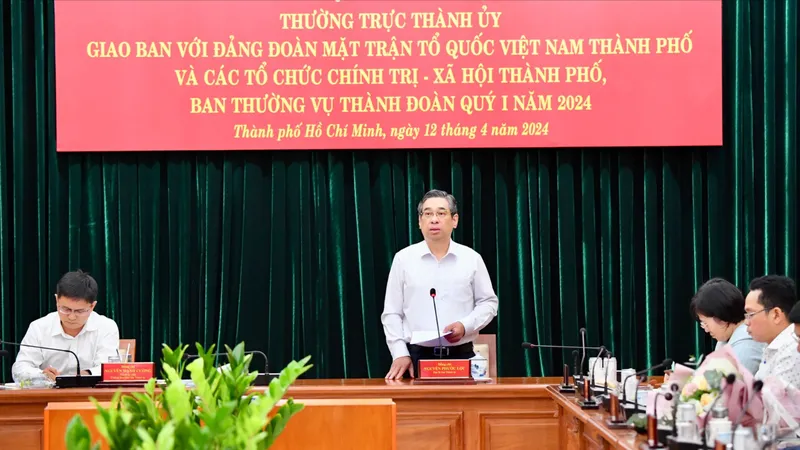 Phong trào thi đua yêu nước của Đoàn thể nhân dân phải bám sát chủ trương chung của Thành phố