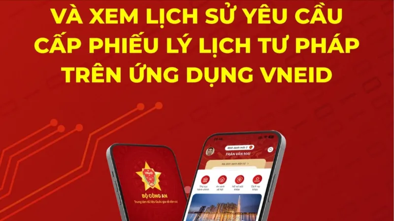Từ ngày 22-4, tỉnh Thừa Thiên Huế triển khai thí điểm thủ tục cấp Phiếu Lý lịch tư pháp trên VNeID cho các trường hợp có tài khoản định danh điện tử VNeID mức độ 2