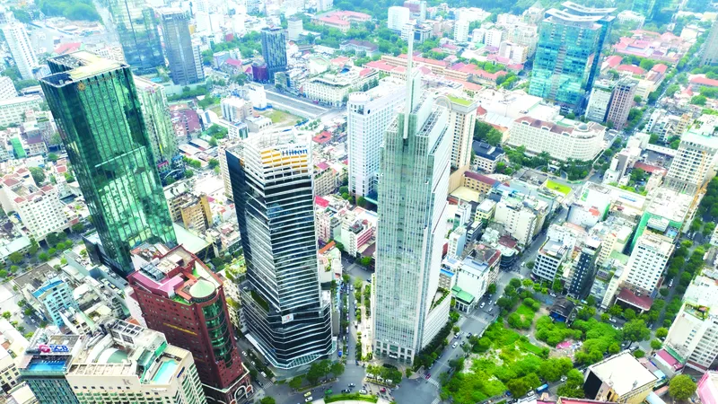 Công trường Mê Linh. Ảnh: CHÍ HÙNG