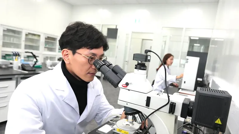 Các nhà khoa học làm việc tại Trung tâm R&D ở Changwon, Hàn Quốc. Ảnh: YONHAP