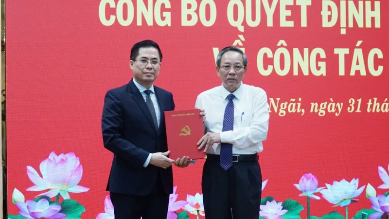 Quảng Ngãi có tân Phó Bí thư Tỉnh ủy, giới thiệu làm Chủ tịch UBND tỉnh