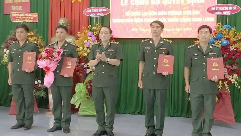 Bến Tre: Thành lập Đồn Biên phòng Cửa khẩu cảng Giao Long