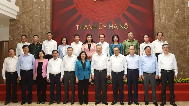 Tổng Bí thư, Chủ tịch nước Tô Lâm: Đưa Hà Nội thành thành phố tiêu biểu cả nước về các mặt