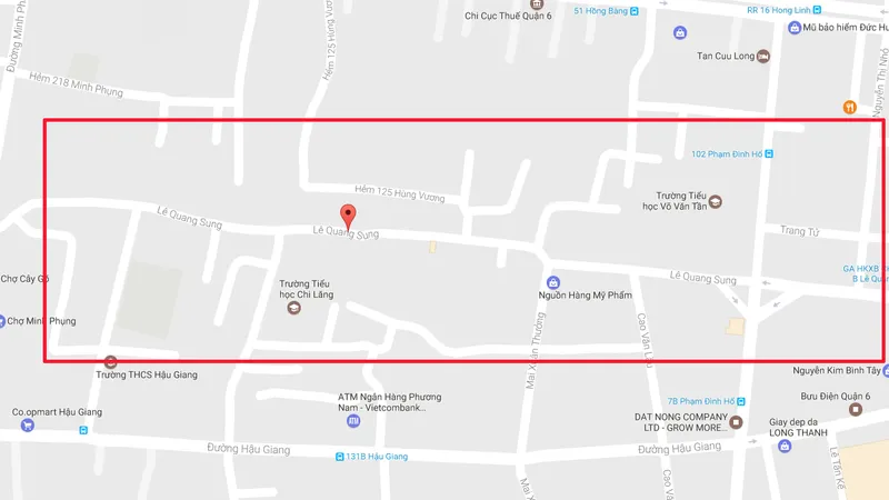 Từ nay đến ngày 8-10 cấm ô tô và xe 3 bánh lưu thông trên đường Lê Quang Sung (đoạn từ đường Mai Xuân Thưởng đến đường Minh Phụng)