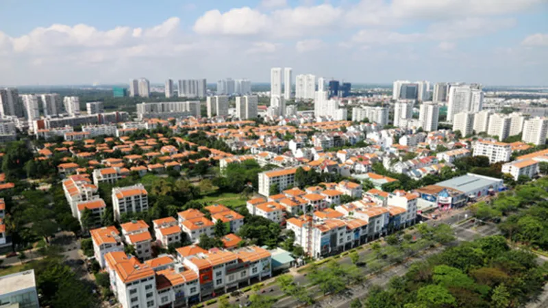 Một góc đô thị Nam Sài Gòn