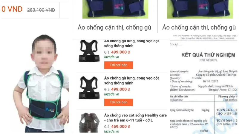 Sự thật về áo chống gù lưng và cận thị