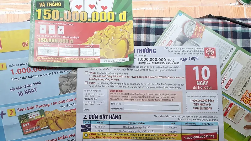 Mồi nhử trúng thưởng 1 tỷ đồng