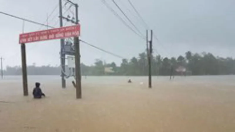 Mưa lớn tiếp diễn ở Quảng Nam, Phú Yên, Đắk Lắk