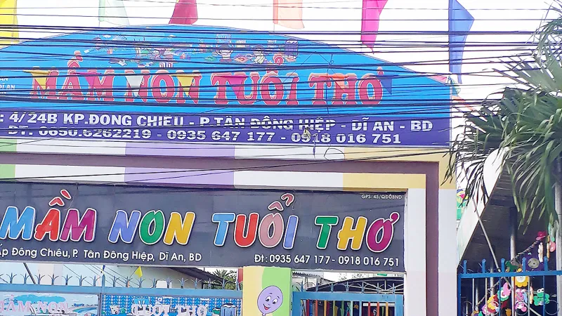 Bất an nhóm trẻ tư thục