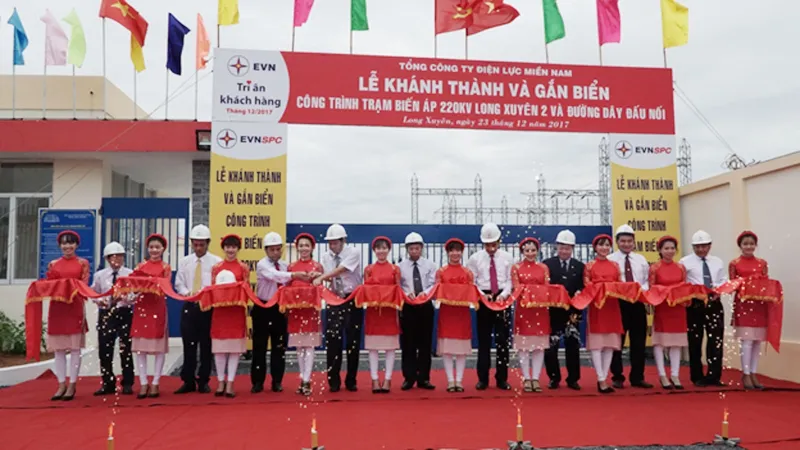 Khánh thành trạm biến áp 220kV Long Xuyên 2