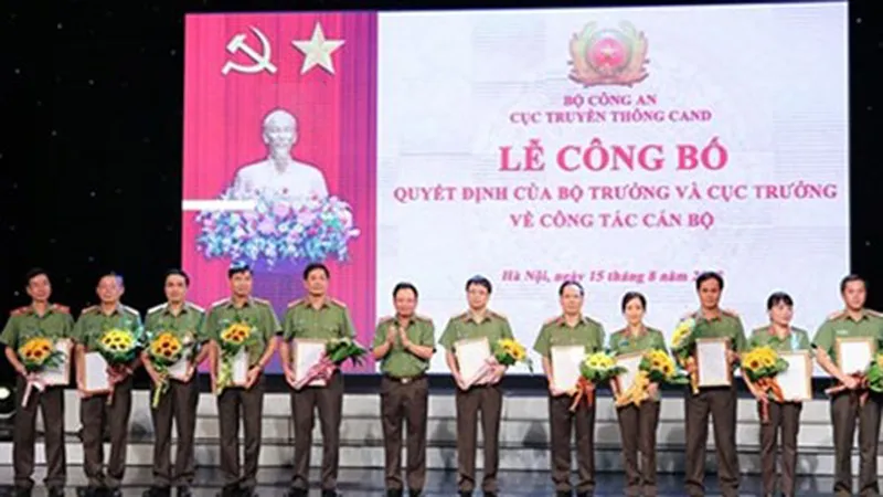 Cục Truyền thông Công an nhân dân được sáp nhập từ 3 đầu mối