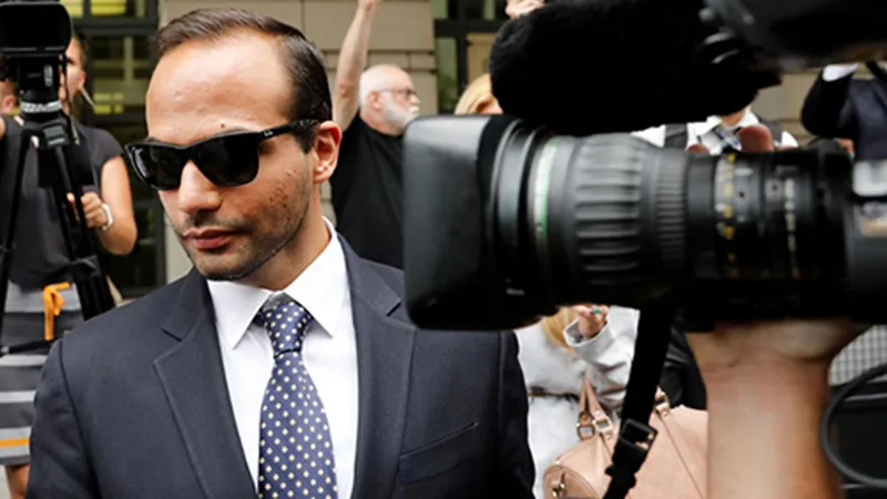 Từ trái sang phải: Paul Manafort, Rick Gates và George Papadopoulos. Ảnh: BBC News