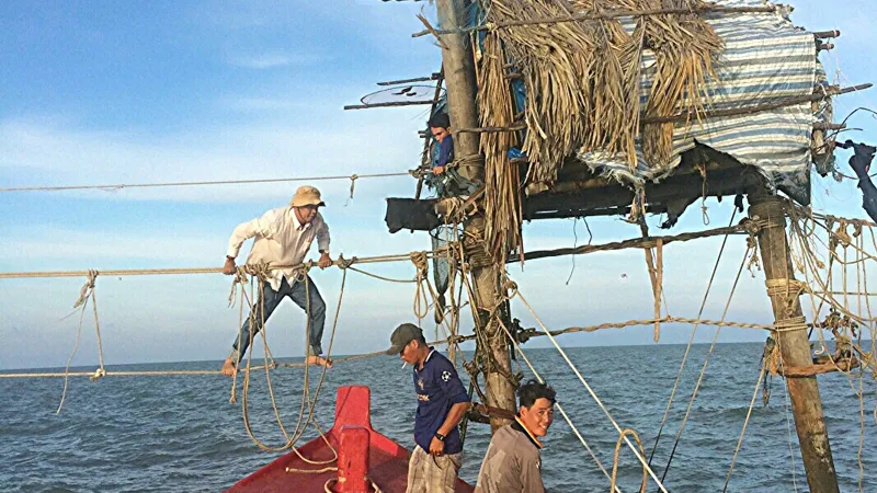 Những “tổ chim” bên đáy hàng khơi