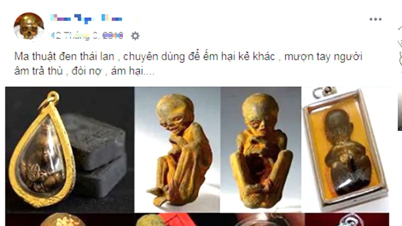 Chợ bùa ngải trên mạng xã hội