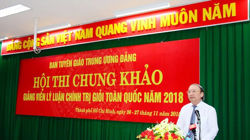 21 giảng viên lý luận chính trị giỏi tranh tài
