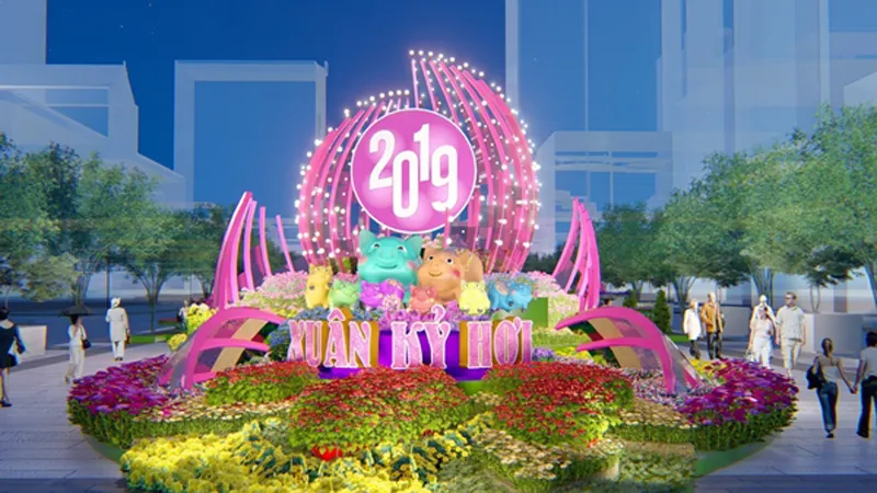 Đường hoa Nguyễn Huệ Tết Kỷ Hợi 2019: Đậm chất văn hóa Việt