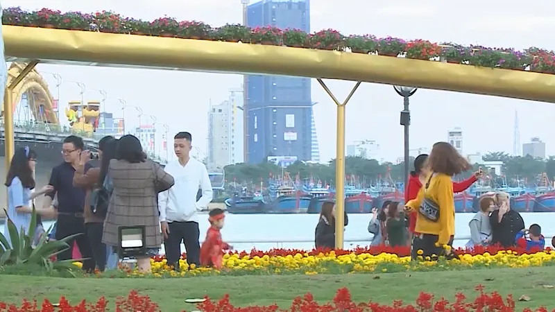 Du khách ấn tượng mạnh với đường hoa Đà Nẵng 2019