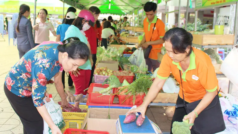 Vận động tiểu thương, nhân dân không sử dụng túi ni lông