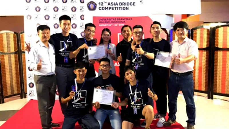 Trường ĐH Cần Thơ đoạt giải tại cuộc thi Cầu thép châu Á 2019