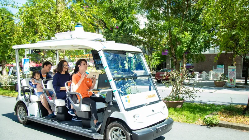 FPT thử nghiệm thành công cấp độ 3 xe tự hành trong khu đô thị Ecopark