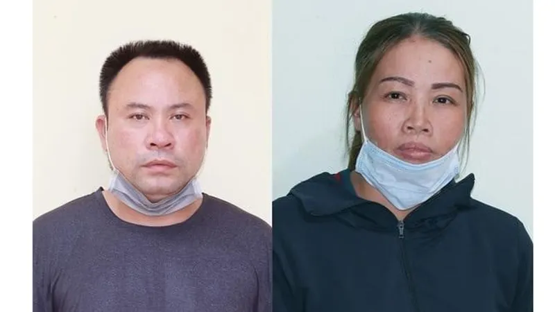 Phan Văn Mười và Vũ Thị Vân bị bắt vì hành vi tổ chức người vượt biên trái phép