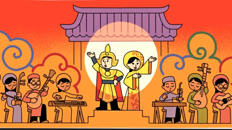 Google tôn vinh nghệ thuật cải lương