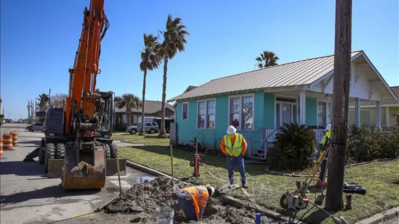 Mỹ: Hàng triệu người ở bang Texas vẫn thiếu nước sạch