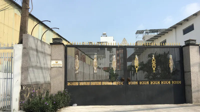 Phần còn lại khu đất công chưa được phân lô bán nền vì nằm trong lộ giới quốc lộ 13