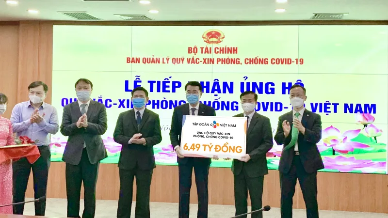 Tập đoàn CJ ủng hộ 6,49 tỷ đồng vào Quỹ vắc xin phòng Covid-19