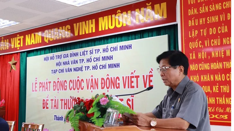 Tổ chức cuộc vận động viết về đề tài thương binh, liệt sĩ