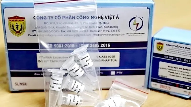 Bộ kit test Covid-19 của Công ty Việt Á