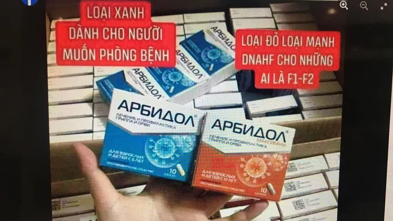 Cẩn trọng sản phẩm điều trị Covid-19 bán qua mạng 