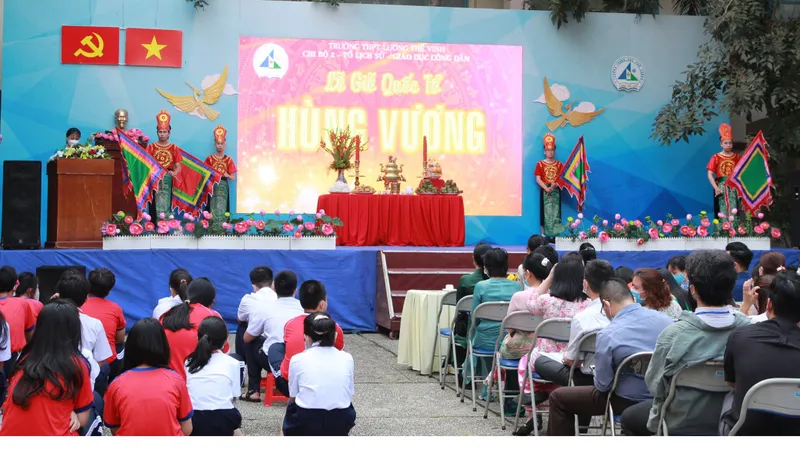 Giáo dục lòng tự hào dân tộc qua lễ Giỗ Tổ Hùng Vương