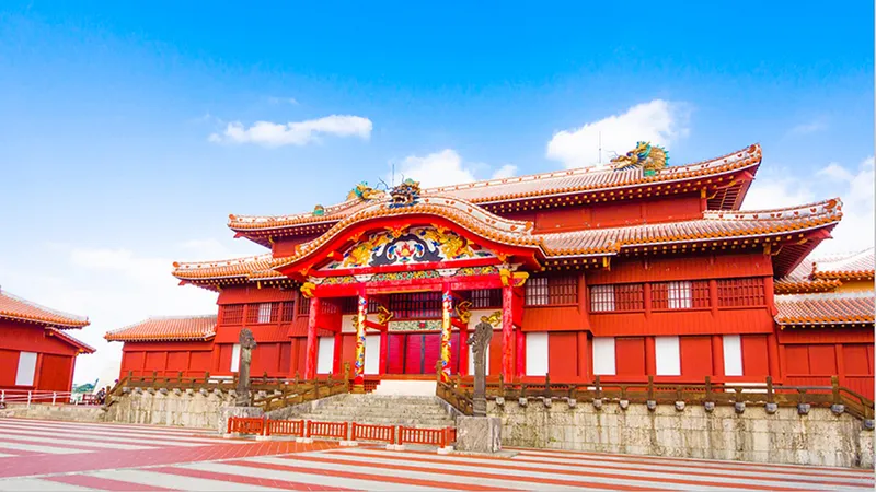 Thành cổ Shuri tại Okinawa trước vụ cháy