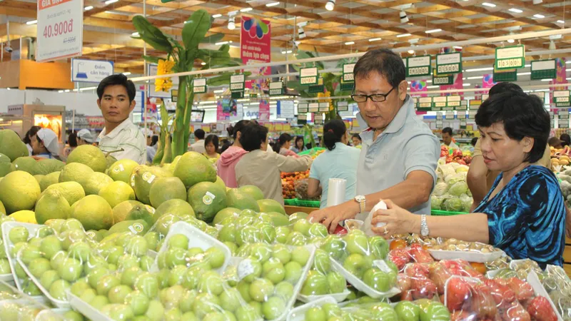 Nhiều sản phẩm được kết nối vào siêu thị Co.opmart